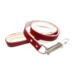 Comfort Lederen leiband- Rood