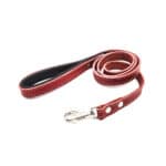 Lederen Leiband - Rood